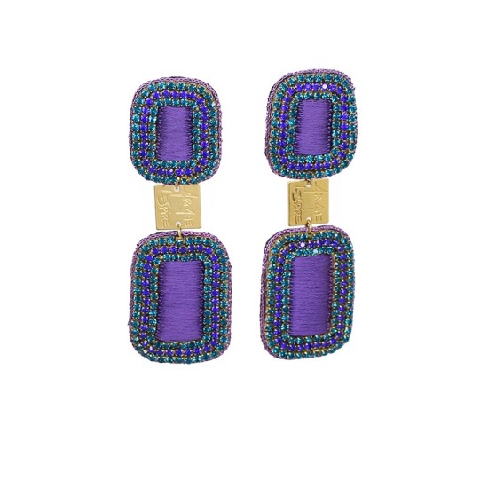 Boucles d'Oreilles Violette Ariane Lespire